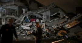 Землетрясения, которые происходили одно за другим в Хатае, вызвали большую панику! Эти моменты попали на камеру.