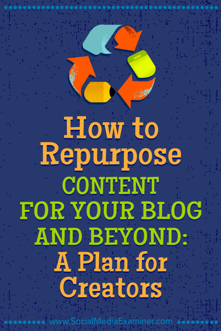 Как перепрофилировать контент для вашего блога и не только: план для авторов: специалист по социальным медиа