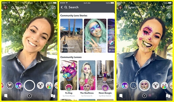 Snapchat представит Lens Explorer - более простой способ обнаружить и разблокировать тысячи линз, созданных Snapchatters по всему миру.