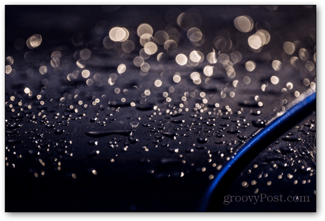 капли дождя вода боке крупным планом близко зум-объектив фокус экспозиция фото боке размытым фон фотографии эффект