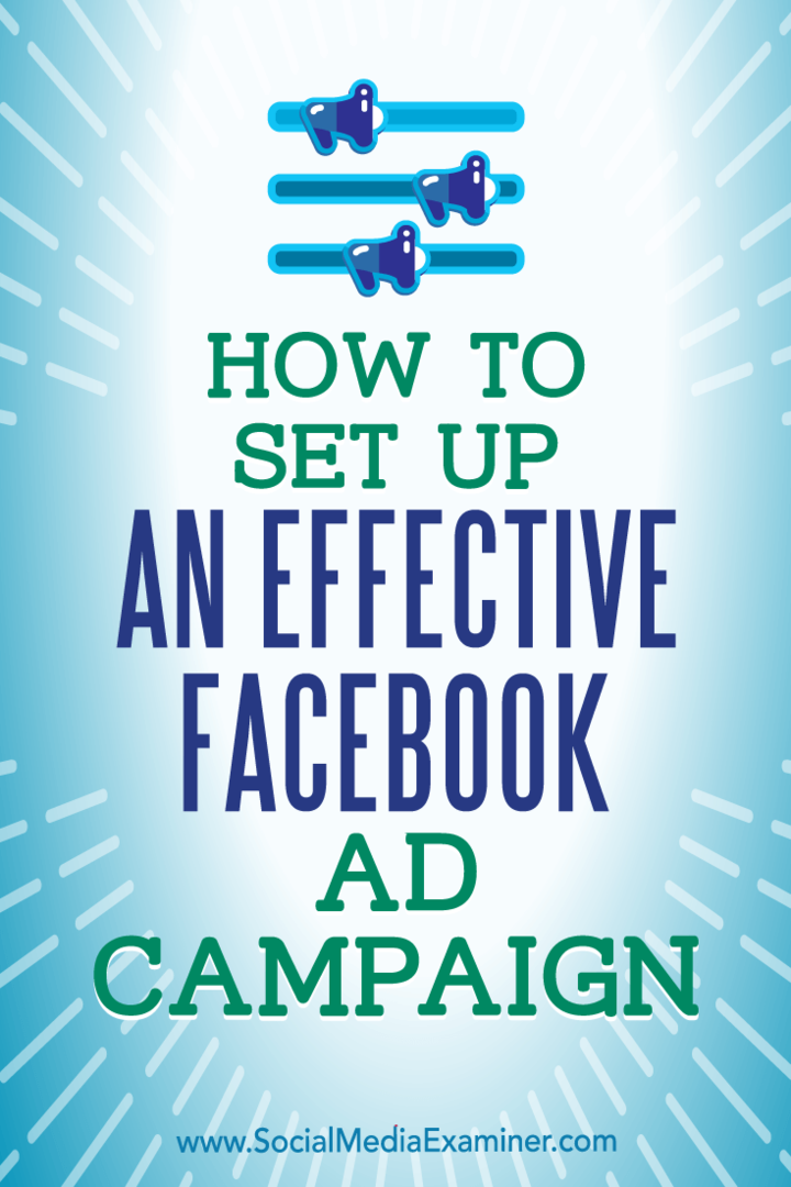 Как настроить эффективную рекламную кампанию в Facebook, Чарли Лоуренс на сайте Social Media Examiner.