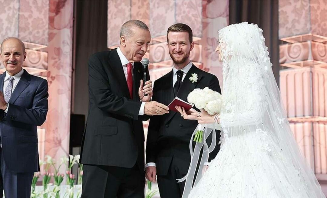 Президент Реджеп Тайип Эрдоган был свидетелем свадьбы своего племянника!