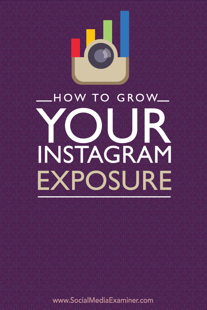 как увеличить экспозицию в instagram