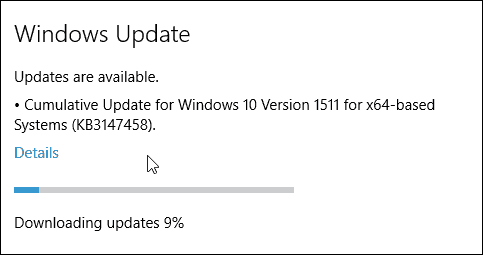 Накопительное обновление для Windows 10 KB3147458