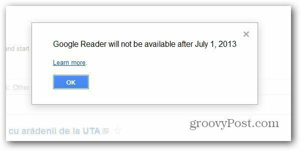 Google Reader закрывается в июле: экспортируйте данные фида