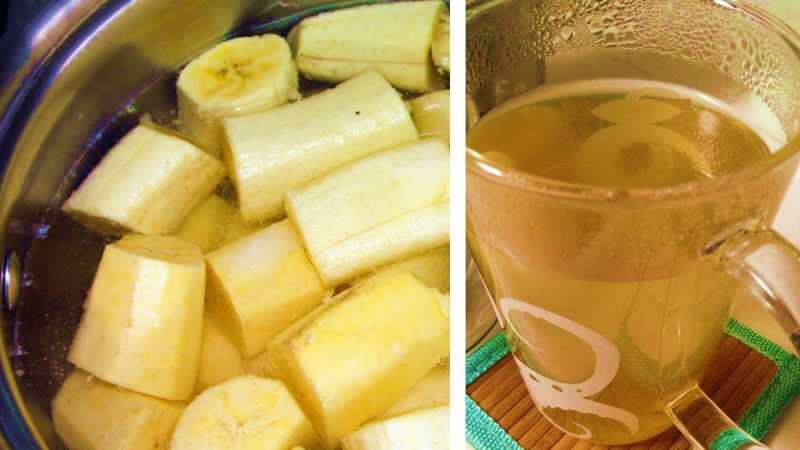 банановый чай содержит высокий уровень калия