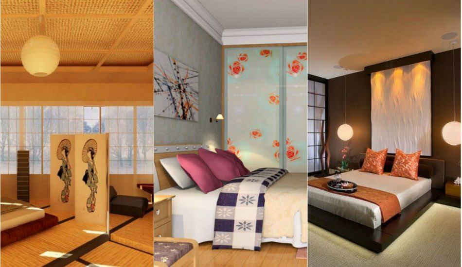 2018-2019 украшения спальни в японском стиле
