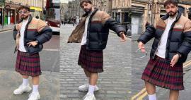 Делимся юбками от Sefo! Традиция Шотландии бродила по улицам с килтом.
