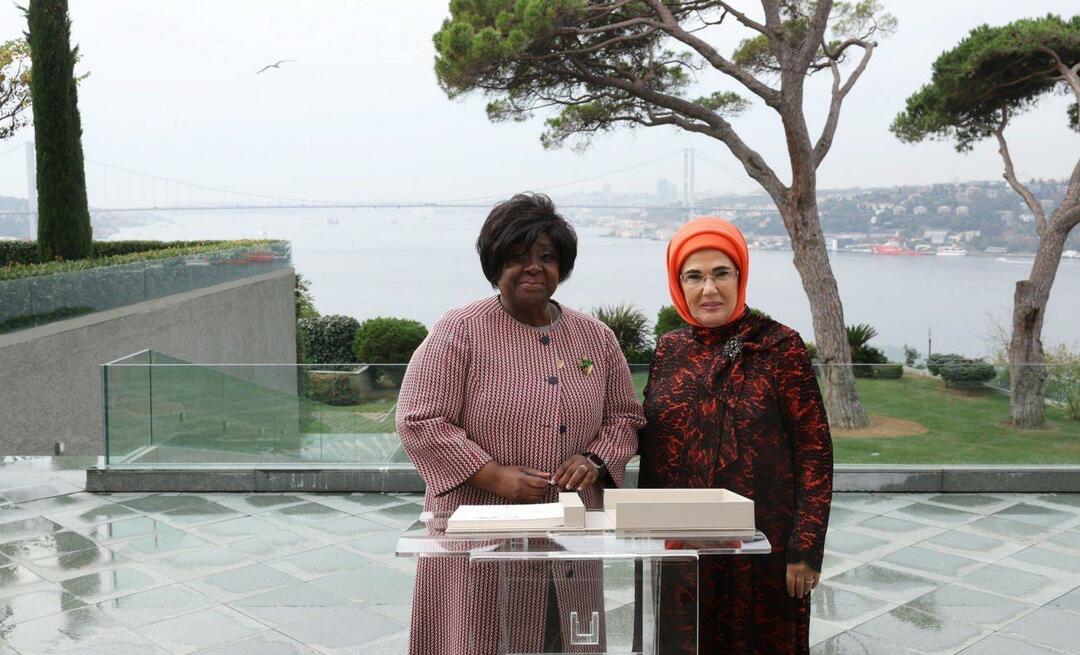 Первая леди Эрдоган встретилась с женой президента Республики Мозамбик!