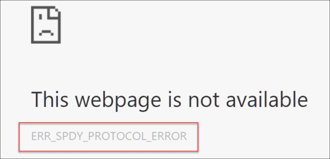 Исправить ERR_SPDY_PROTOCOL_ERROR в Chrome