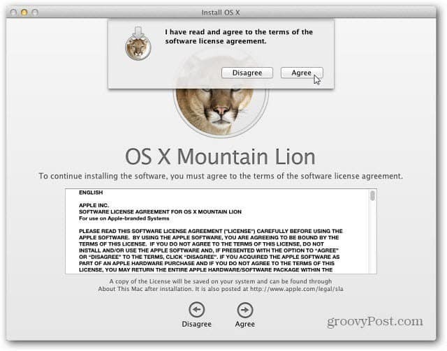 Согласен EULA Mountain Lion