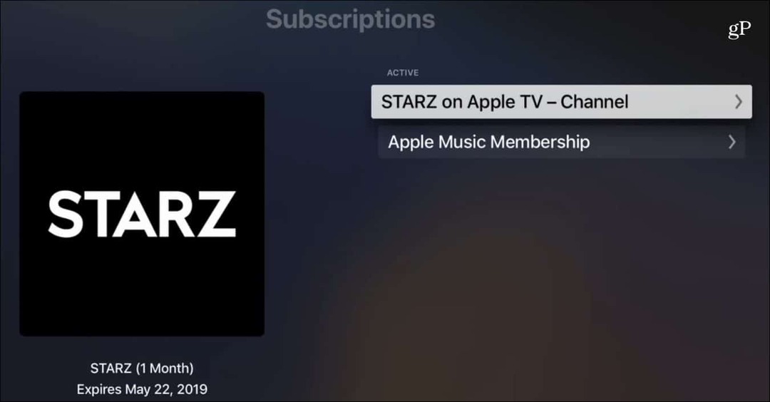 Отмена подписки на канал Apple TV