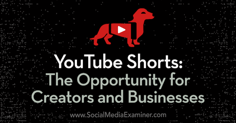 YouTube Shorts: The Opportunity for Creators and Business, с участием Деррала Ивса в подкасте по маркетингу в социальных сетях.