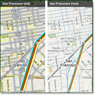 Сравнение карт Google Transit
