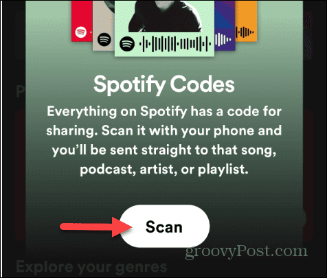Создавайте и сканируйте коды Spotify