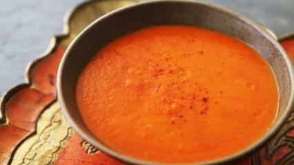Вкусный рецепт супа из красного перца