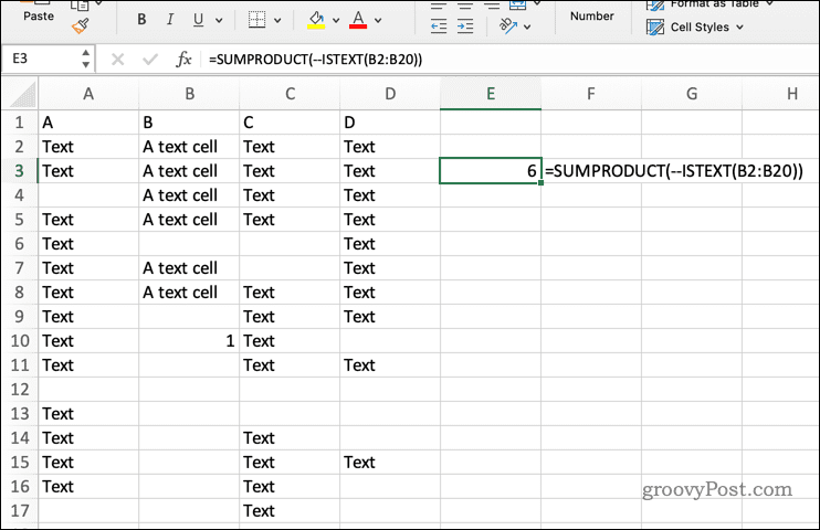 Использование СУММПРОИЗВ с ИСТЕКСТ в Excel