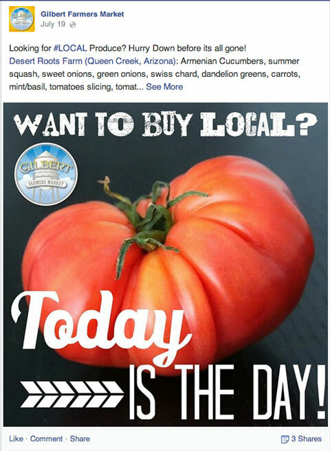 gilbert farmers market обновление facebook