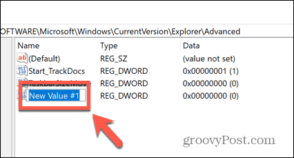 Windows 11 выберите dword