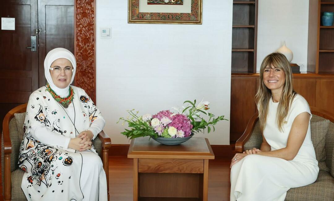 Эмине Эрдоган встретилась с женами лидеров на Бали