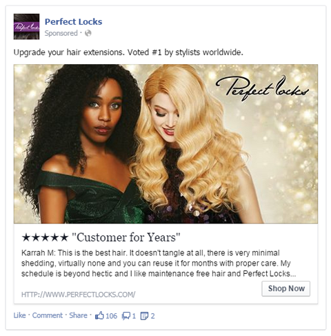 perfect locks facebook ad с обзором пользователей