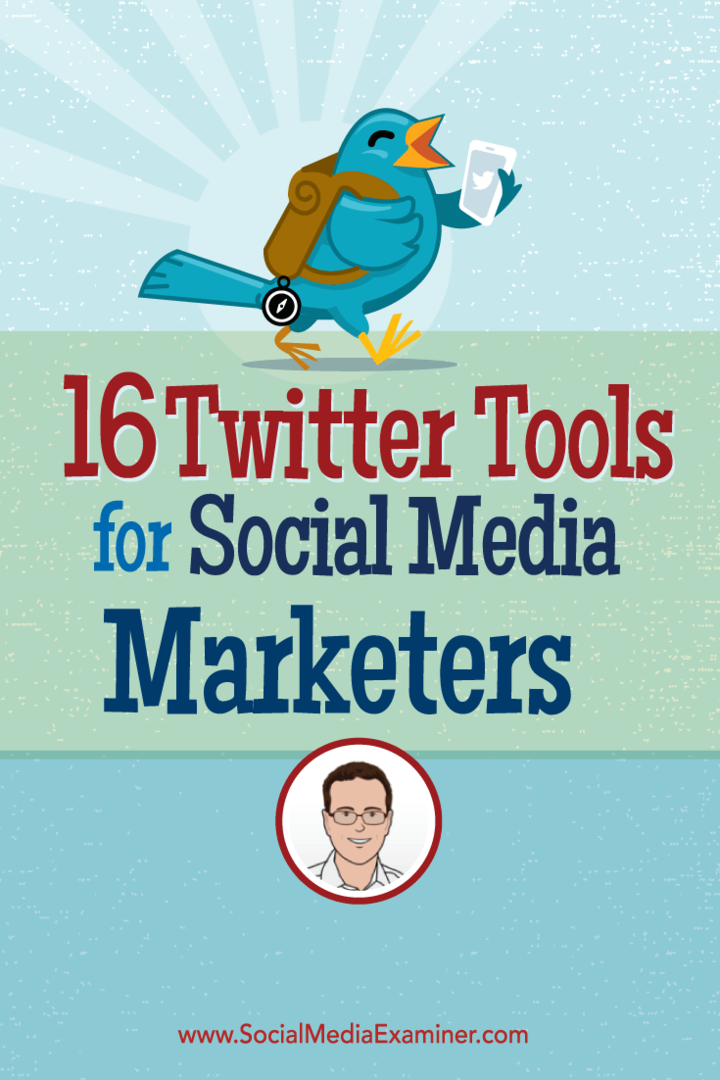 16 инструментов Twitter для маркетологов в социальных сетях: специалист по социальным сетям