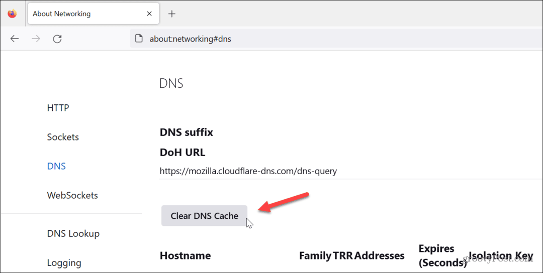 Очистить кеш DNS 