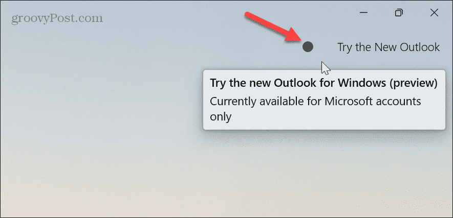 Изменить новую тему приложения Outlook