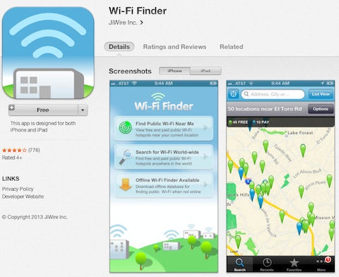 приложение для поиска Wi-Fi