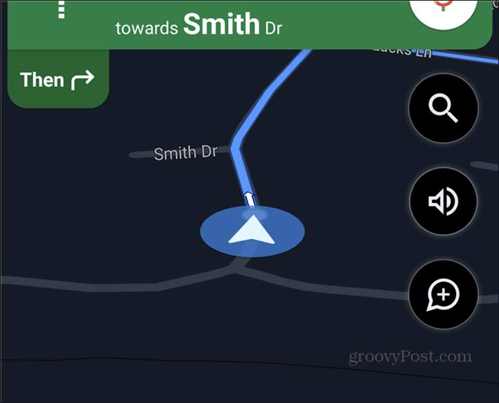 Символ автомобиля Google Maps навигация