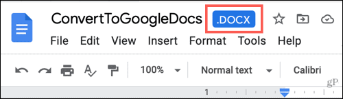 Файл Word в Google Документах
