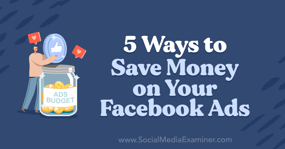 5 способов сэкономить на рекламе в Facebook от Анны Зонненберг