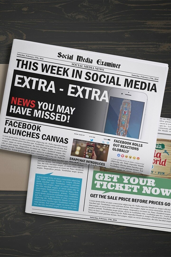 Facebook запускает Canvas: на этой неделе в социальных сетях: Social Media Examiner