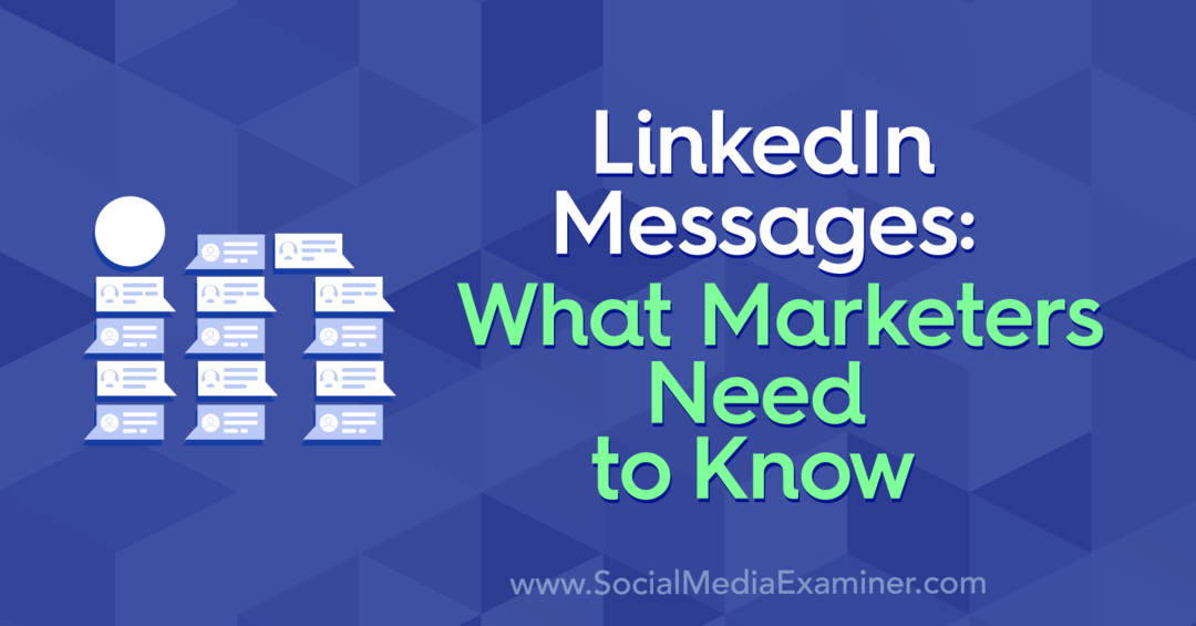Сообщения в LinkedIn: что нужно знать маркетологам: специалист по социальным сетям