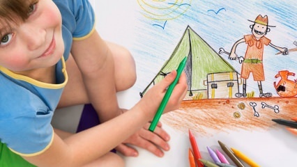 Как научить детей рисовать? Акварельные занятия в домашних условиях! Натуральная акварель
