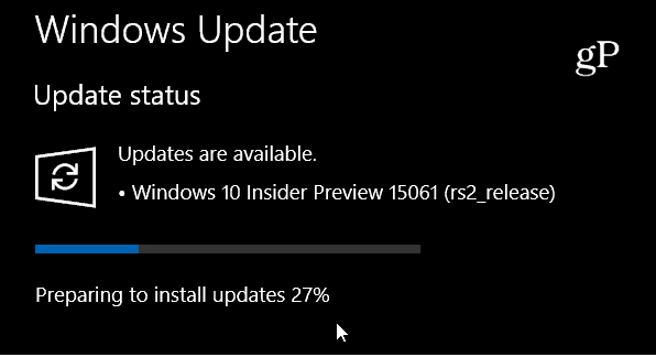 Windows 10 Insider Build 15061 - это третья версия для ПК, созданная на этой неделе