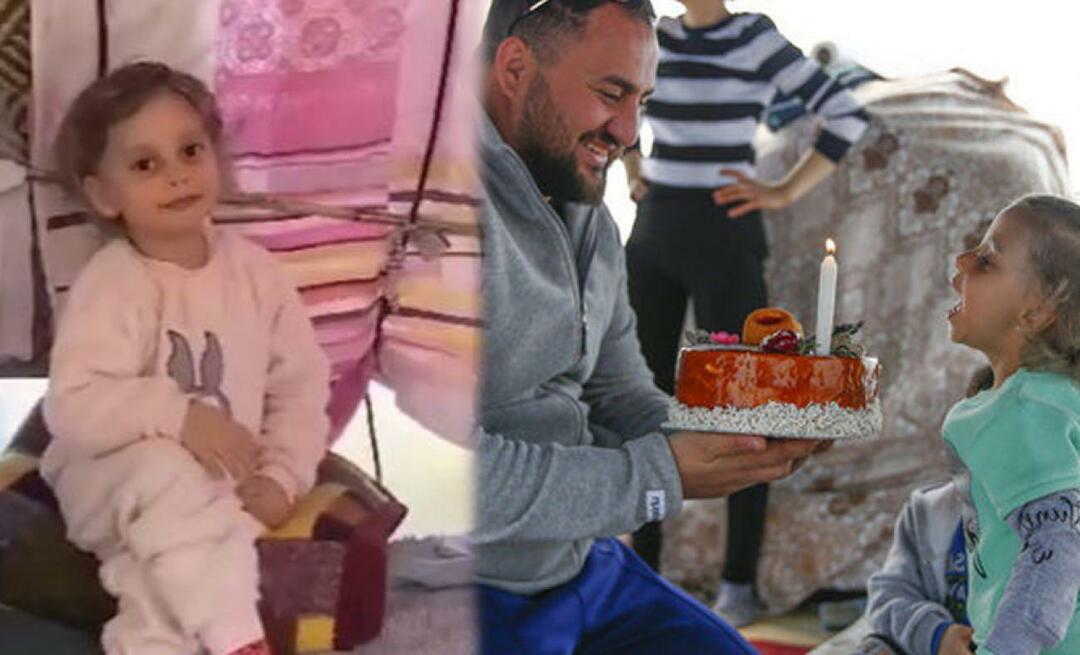 Нурхаят, которая хотела торт на день рождения в своем палаточном городке, получила торт от Кайсери!