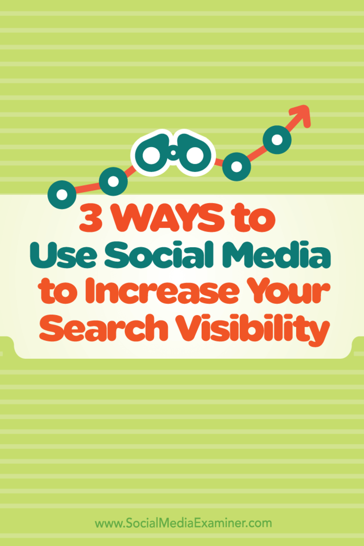 3 способа использования социальных сетей для увеличения видимости результатов поиска: Social Media Examiner