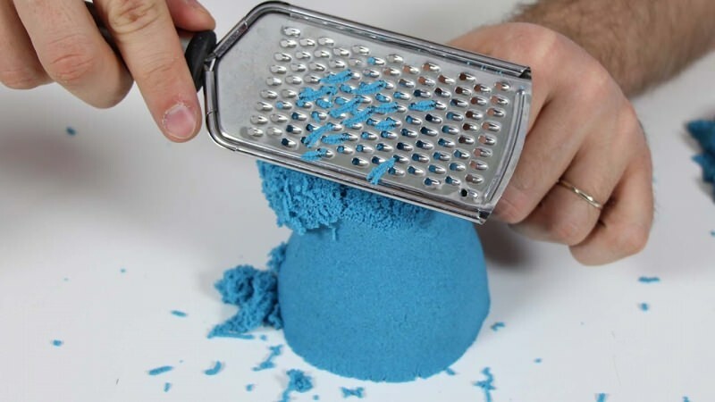 Создание кинетического песка для детей! Как сделать практичный (лунный песок) кинетический песок в домашних условиях?