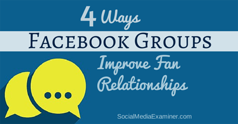 улучшить отношения фанатов с группами в фейсбуке