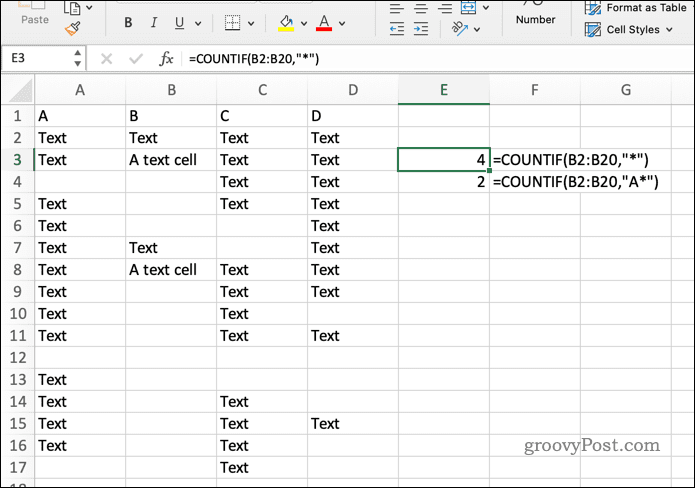 Формула СЧЁТЕСЛИ в Excel