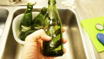 Метод удаления этикетки из стеклянной бутылки