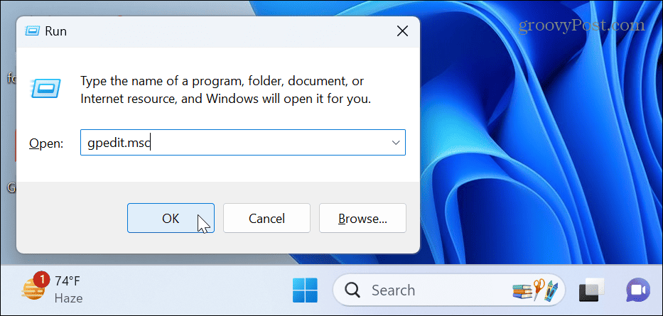 Отключить диспетчер задач в Windows 11