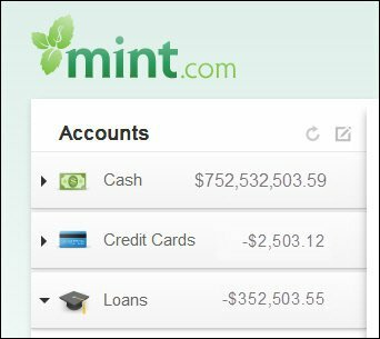 удалите свой аккаунт на mint.com