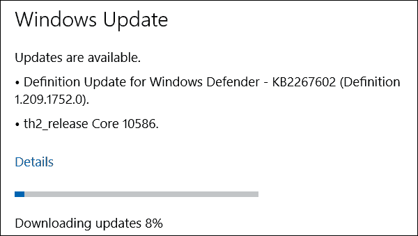 Windows 10 PC Preview Build 10586 теперь доступен