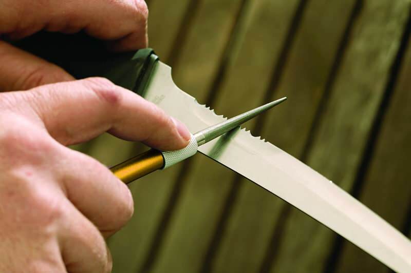 Советы по заточке зубчатых ножей