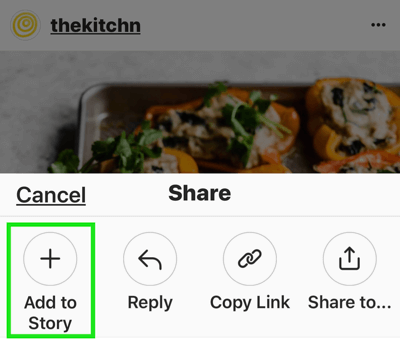 Создавайте сильные, увлекательные истории из Instagram, возможность добавить пост из Instagram в историю