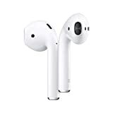 Беспроводные наушники Apple AirPods (2-го поколения) с футляром для зарядки Lightning в комплекте. Более 24 часов работы от батареи, простая настройка. Bluetooth-наушники для iPhone