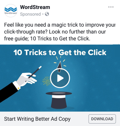 Рекламные методы Facebook, которые приносят результаты, например WordStream, предлагающий бесплатное руководство