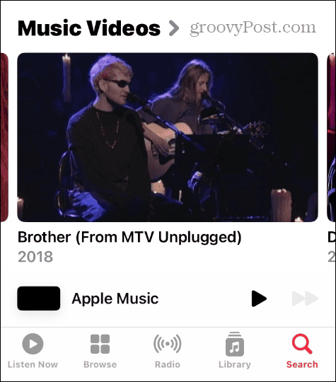 Плейлисты видео в Apple Music